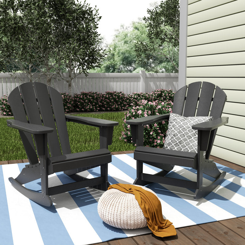 Sparks Rocking Outdoor Adirondack Chair