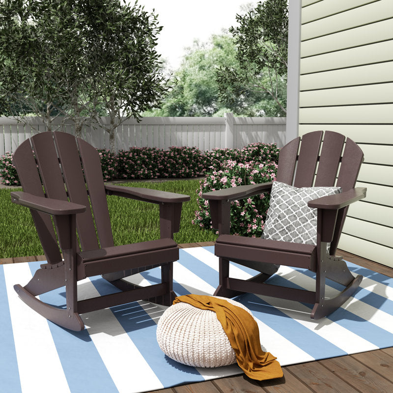 Sparks Rocking Outdoor Adirondack Chair