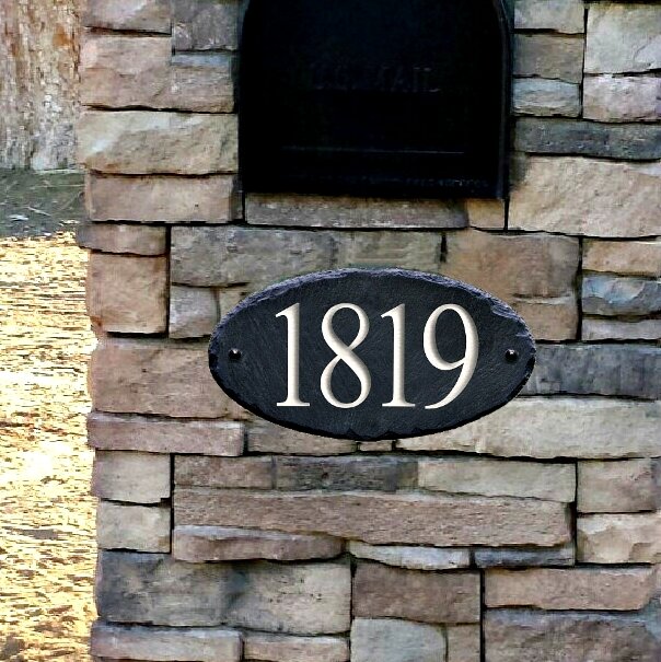 Stone Illuminated Address Plaque