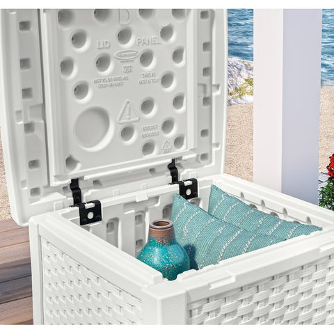 Suncast 13 Gallons Gallon Water Resistant Resin Deck Box