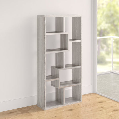 White Tello Geometric Bookcase