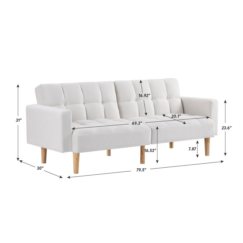Teplyuk 79.5'' Upholstered Sleeper Sofa