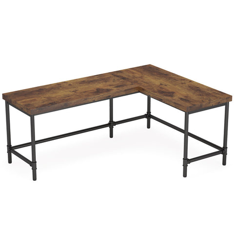 Rustic Brown/Black Tutuala 67'' Desk