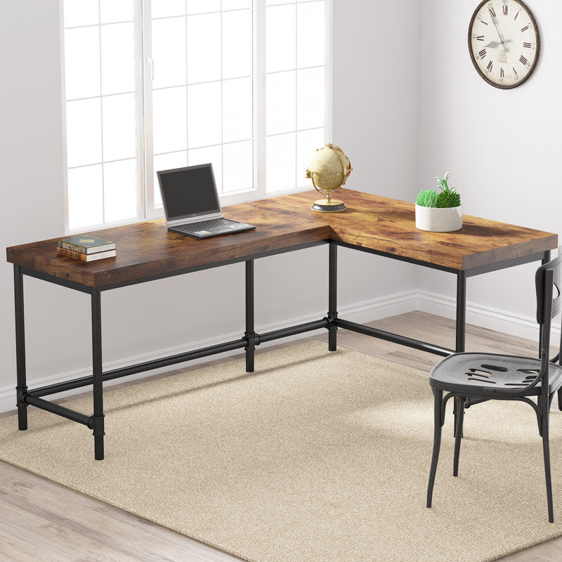 Rustic Brown/Black Tutuala 67'' Desk