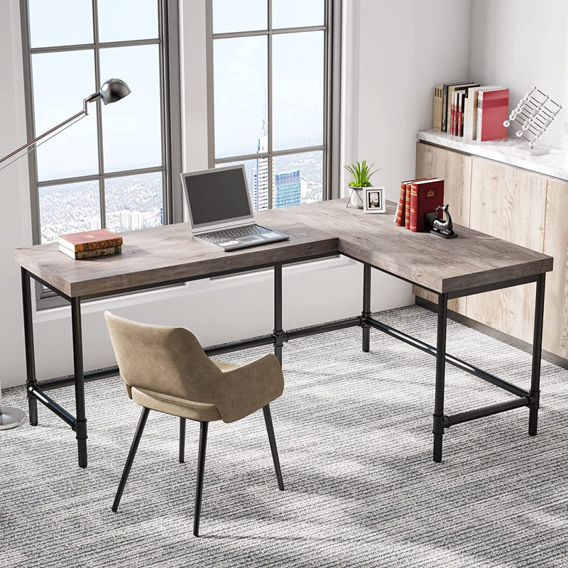 Rustic Brown/Black Tutuala 67'' Desk