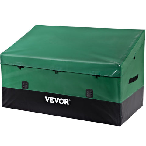 VEVOR 230 Gallons Gallon Water Resistant Polyethylene Deck Box in Green/Black