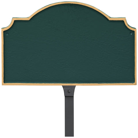 Hunter Green / Gold Vanderbilt Arch Lawn Insert