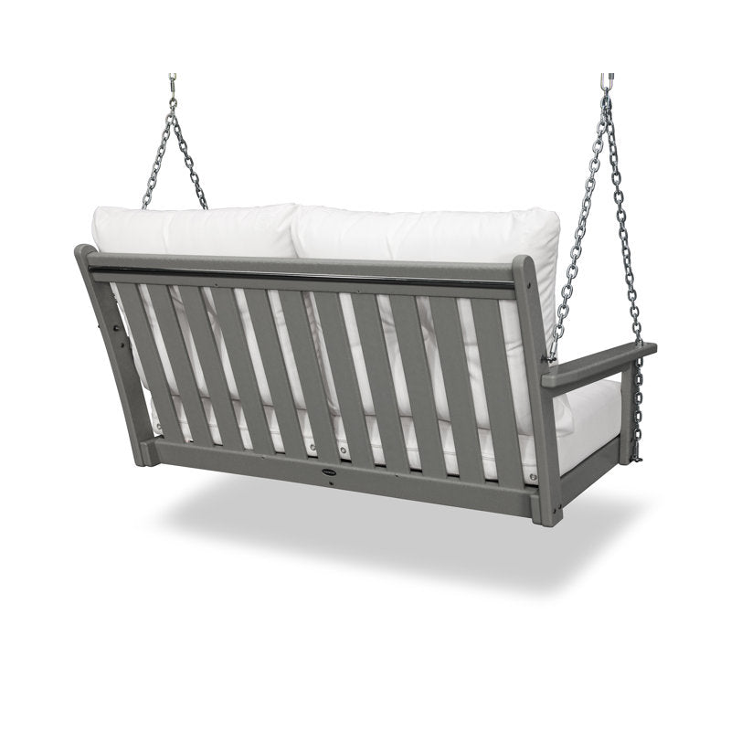 Black Frame/Gray Mist Cushion Vineyard Deep Seating Swing