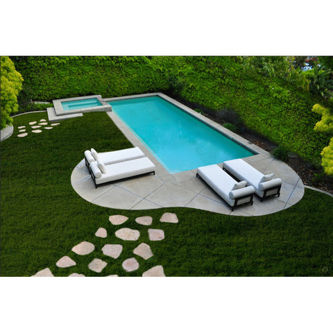 Volantes Outdoor Metal Chaise Lounge (Set of 4)