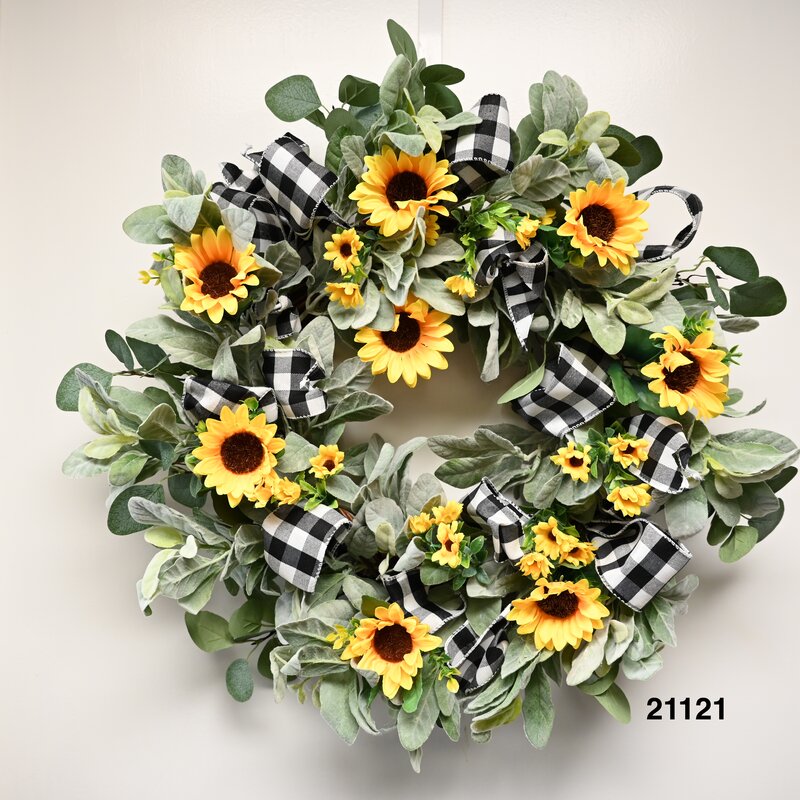 Wreaths Handcrafted Faux 24'' Wreath