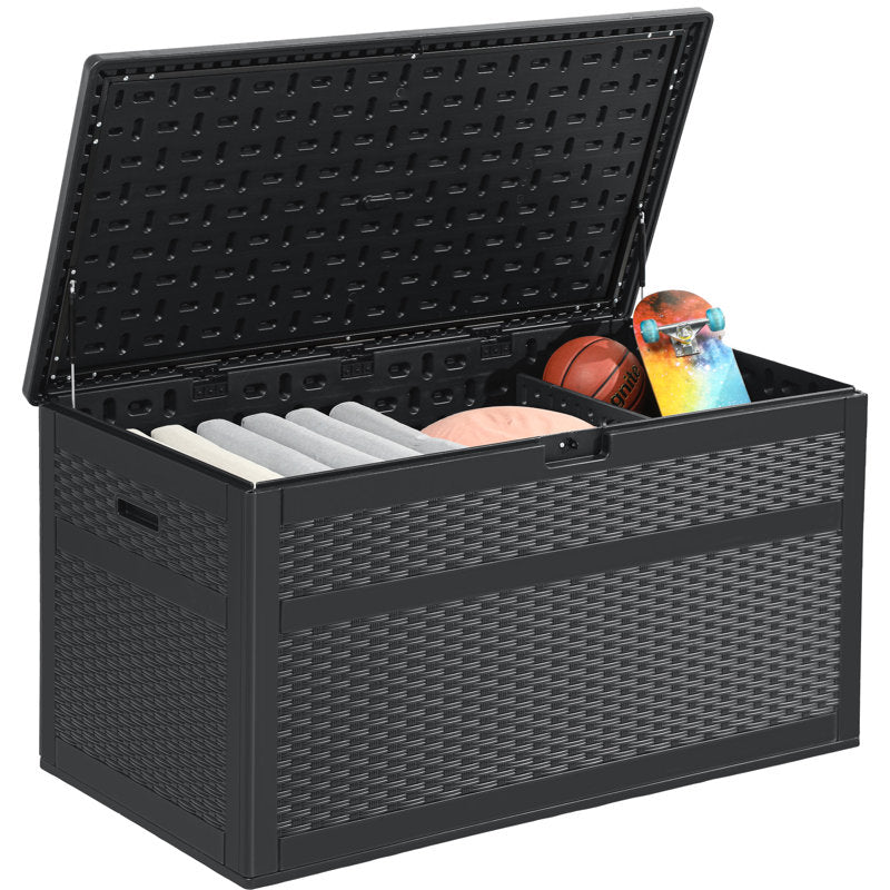 YITAHOME 230 Gallons Gallon Water Resistant Resin Lockable Deck Box