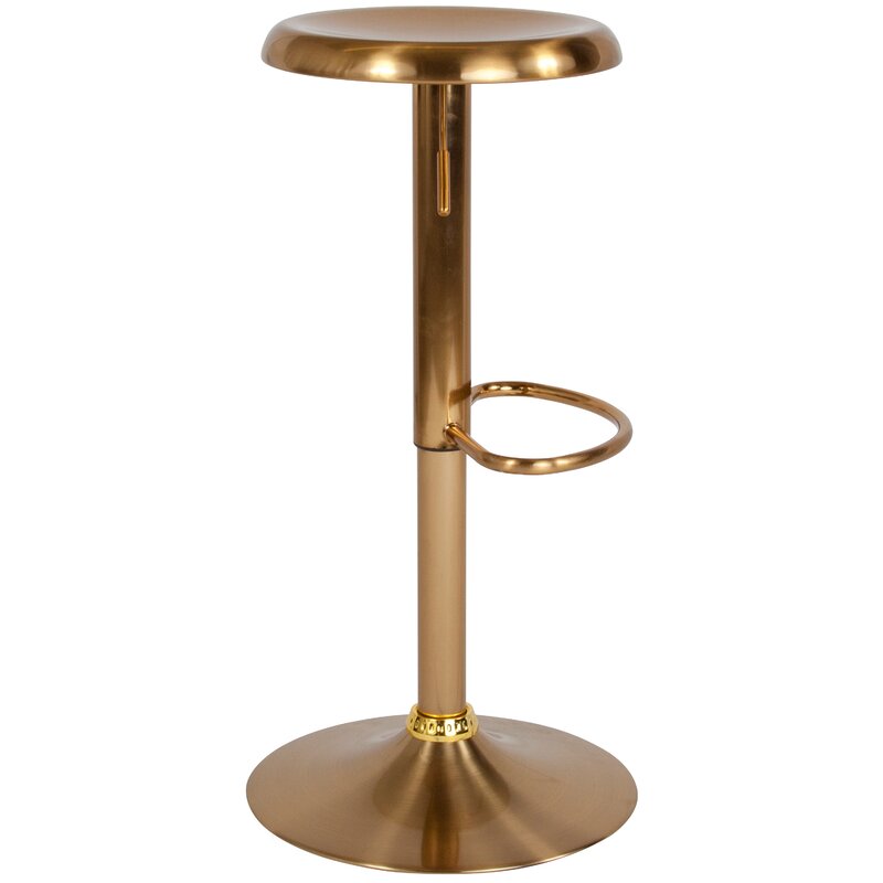 Yuvaan Adjustable Height Retro Barstool