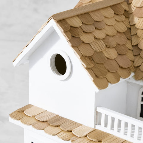 Post Lane Cottage Birdhouse in White